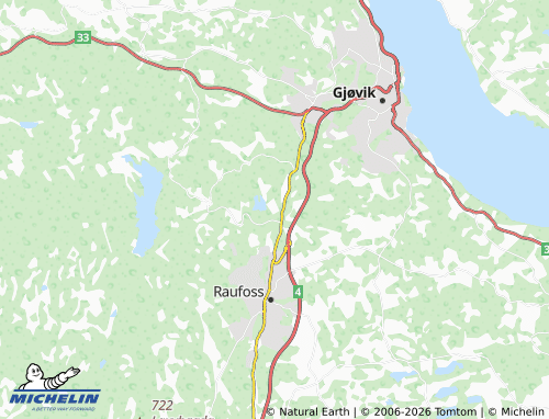 MICHELIN-Landkarte Breiskallen - ViaMichelin