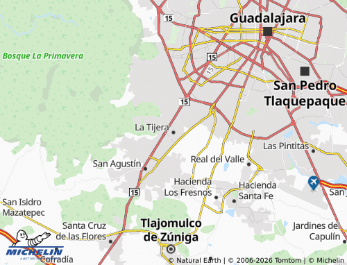 Mappa MICHELIN La Tijera - ViaMichelin