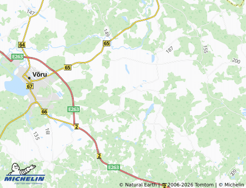Mapa MICHELIN Nõnova - ViaMichelin