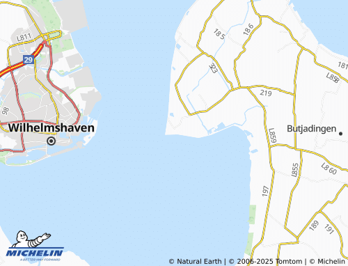 Carte MICHELIN Eckwarder Ahndeich - ViaMichelin