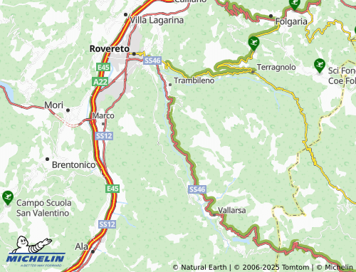 MICHELIN Pozzacchio map - ViaMichelin