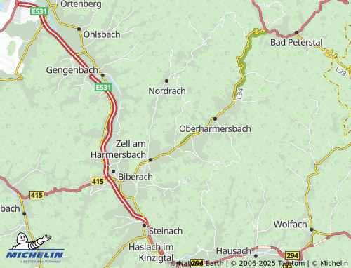MICHELIN-Landkarte Hinterhambach - ViaMichelin