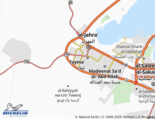 MICHELIN Oyoun map - ViaMichelin