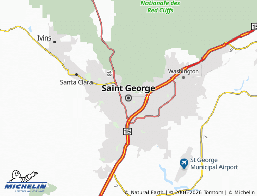 Mapa MICHELIN Saint George - ViaMichelin