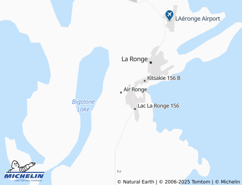 MICHELIN Air Ronge map - ViaMichelin