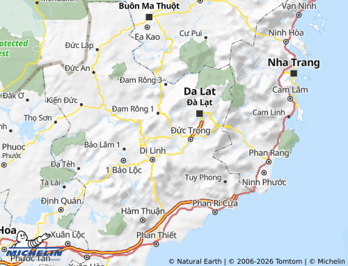 Mapa MICHELIN Lâm Hà - ViaMichelin