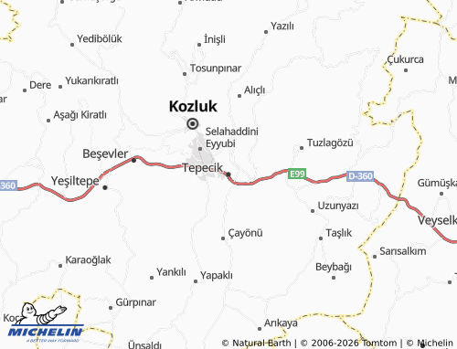 Mapa MICHELIN Tepecik - ViaMichelin