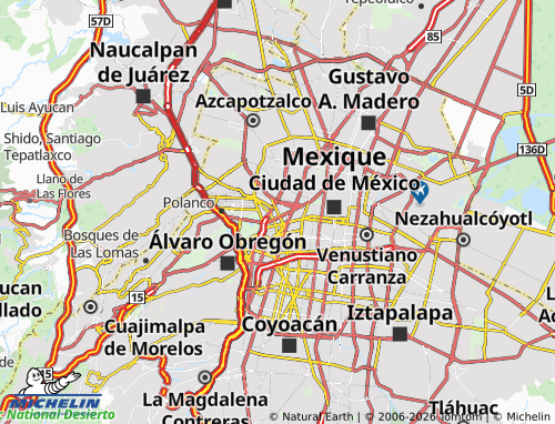 Kaart MICHELIN Cuauhtémoc - ViaMichelin