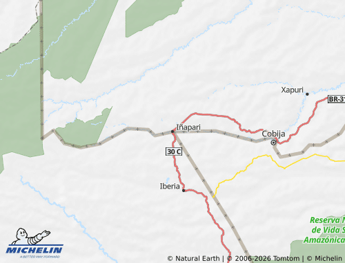 Mapa MICHELIN Tahuamanu - ViaMichelin