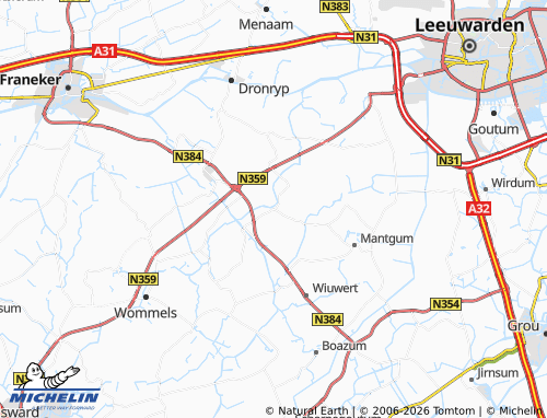 Carte MICHELIN Baard - ViaMichelin