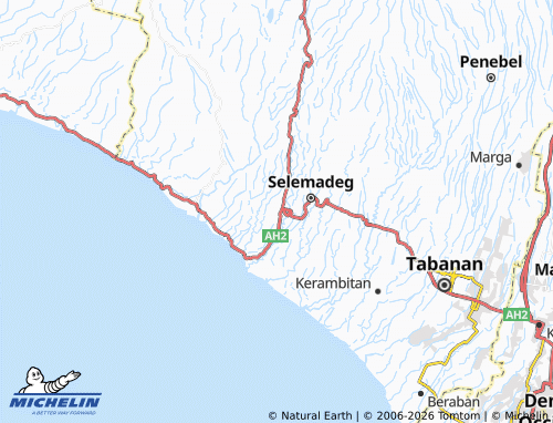 MICHELIN Antosari map - ViaMichelin