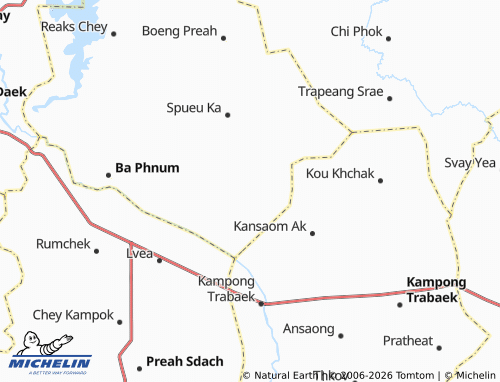 Mappa MICHELIN Sdau Kaong - ViaMichelin