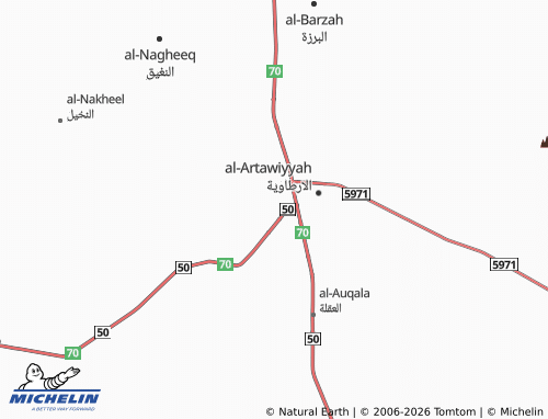 Carte MICHELIN al-Nakheel - ViaMichelin