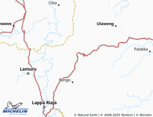 MICHELIN Liliriawang map - ViaMichelin