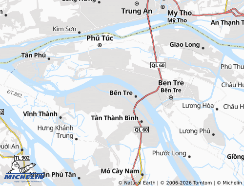 Mapa MICHELIN Thanh Tân - ViaMichelin