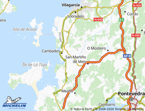 MICHELIN-Landkarte Boucina - ViaMichelin