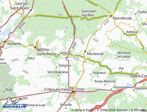 MICHELIN Bellival map - ViaMichelin