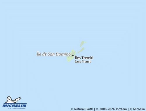 MICHELIN Isole Tremiti map - ViaMichelin