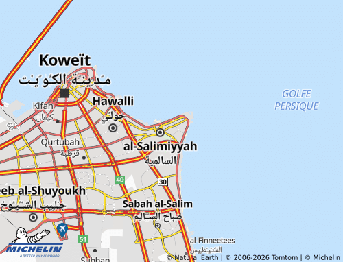 Mappa MICHELIN al-Salimiyyah 5 - ViaMichelin