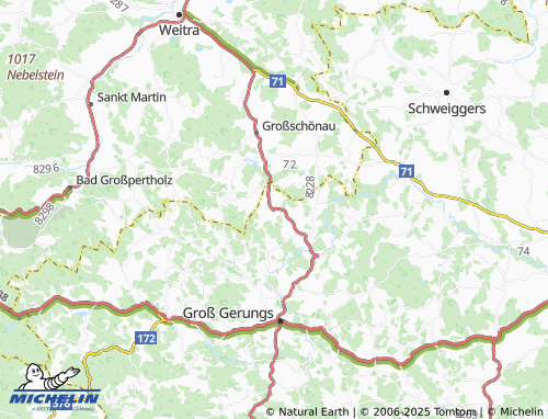 MICHELIN-Landkarte Sitzmanns - ViaMichelin
