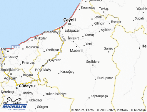 Mapa MICHELIN Aloğlu - ViaMichelin