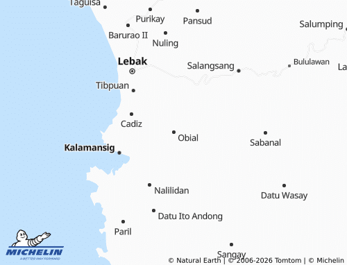 MICHELIN Obial map - ViaMichelin