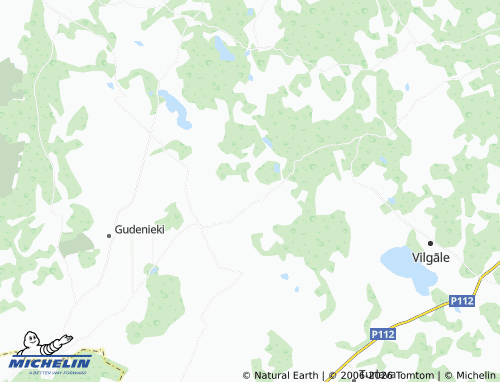 Mapa MICHELIN Birži - ViaMichelin