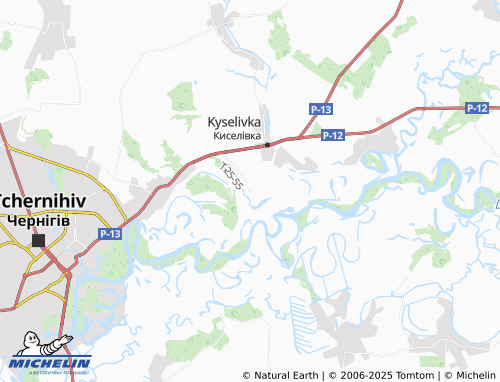 MICHELIN Voznesenske map - ViaMichelin