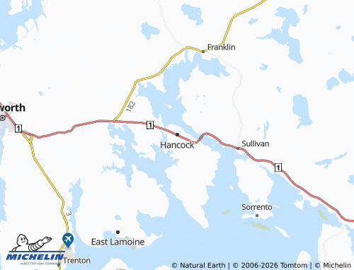 Mappa MICHELIN Hancock - ViaMichelin