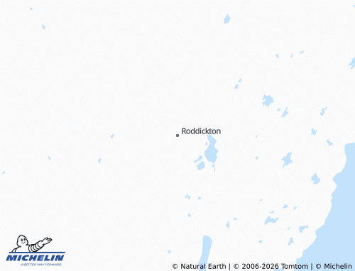 MICHELIN Roddickton map - ViaMichelin