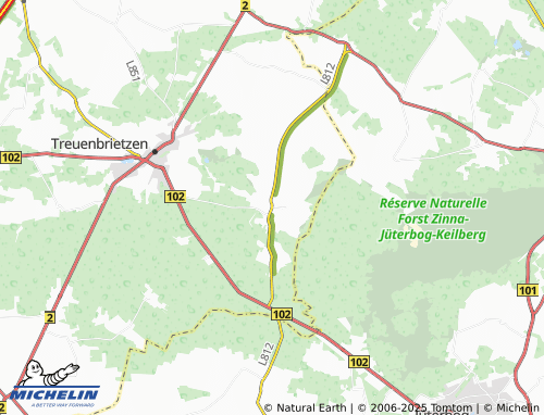 MICHELIN Bardenitz map - ViaMichelin