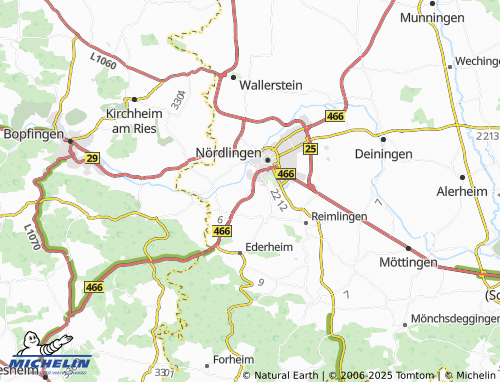 Mapa MICHELIN Kleinerdlingen - ViaMichelin