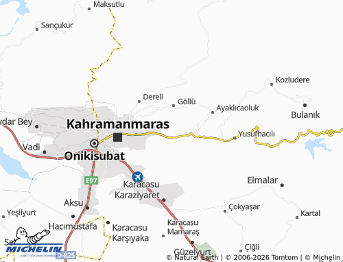 MICHELIN Güneşevler map - ViaMichelin