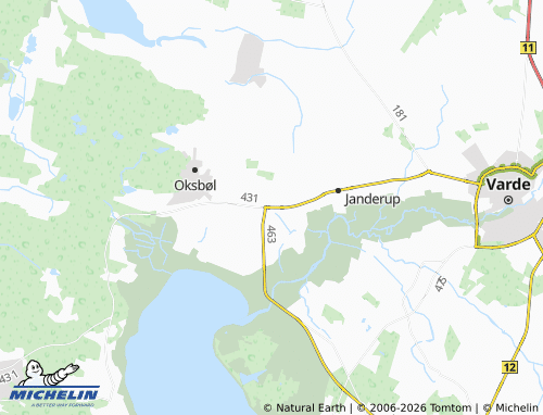 Mapa MICHELIN Billum - ViaMichelin