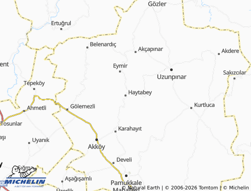 MICHELIN Haytabey map - ViaMichelin