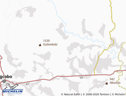 MICHELIN-Landkarte Sigangeni A - ViaMichelin