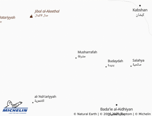 MICHELIN-Landkarte Musharrafah - ViaMichelin