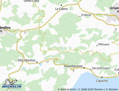 Mapa MICHELIN Cerécuaro - ViaMichelin