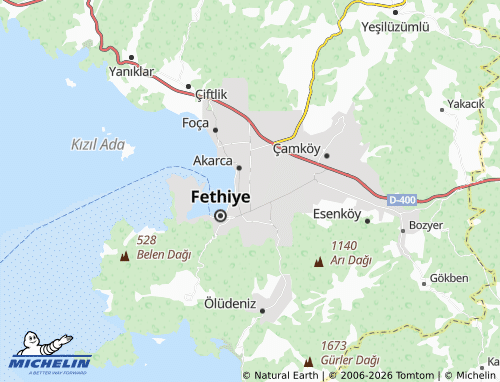 Mappa MICHELIN Babataşı - ViaMichelin