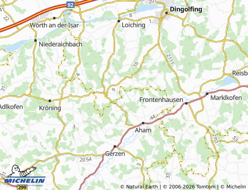 Mappa MICHELIN Thalham - ViaMichelin