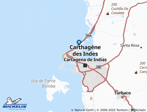 MICHELIN Nariño map - ViaMichelin