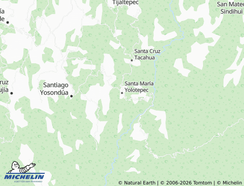 Mapa MICHELIN Santa María Yolotepec - ViaMichelin
