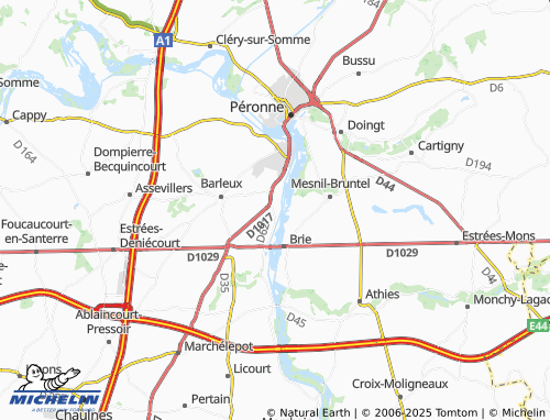 Carte MICHELIN Éterpigny - ViaMichelin