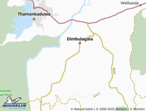 MICHELIN Pelatiyawa map - ViaMichelin