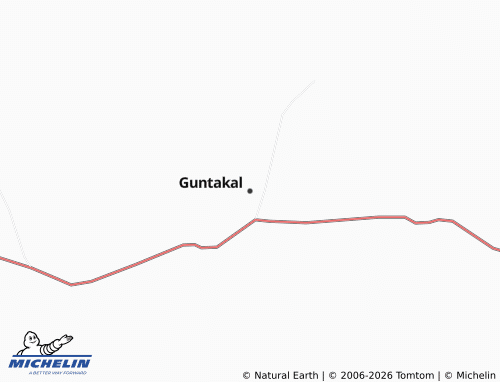 MICHELIN-Landkarte Guntakal - ViaMichelin