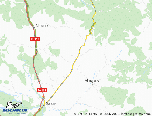 MICHELIN Ausejo de la Sierra map - ViaMichelin