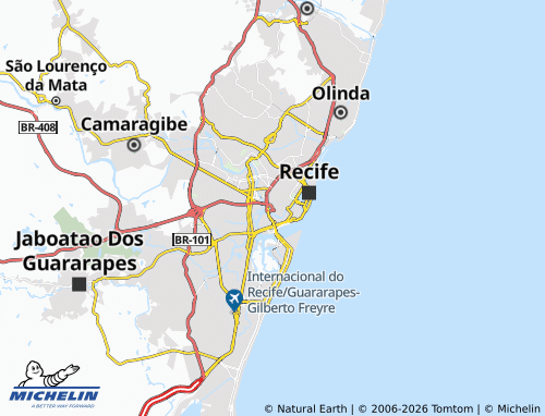 Mappa MICHELIN Ilha do Leite - ViaMichelin