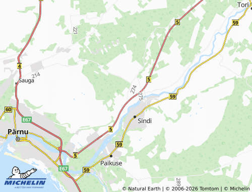 Mappa MICHELIN Vainu - ViaMichelin