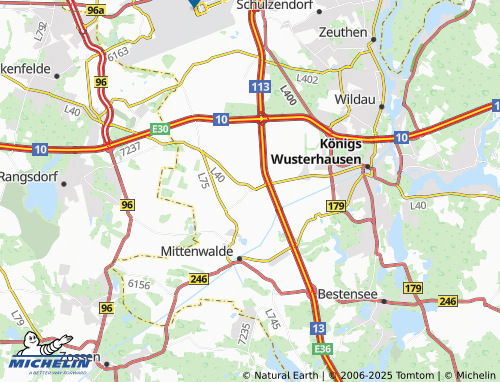 MICHELIN Ragow map - ViaMichelin