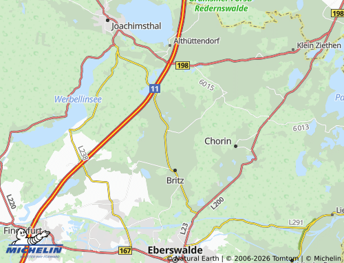 MICHELIN Golzow map - ViaMichelin